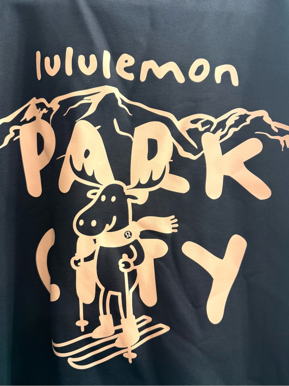 NWT Lululemon Park City Exclusive Ski Moose Oversized Crew Sweatshirt XS Women’s